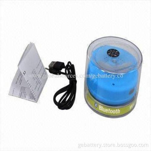 Portable Wireless Mini Waterproof Bluetooth Speaker with 3W x 1 Output Power, 5V DC Voltage